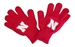Youth Huskers Tailgate Knit Gloves - YT-C6050