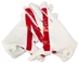 Youth Red N White Receiver Gloves - YT-A6269
