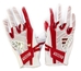 Youth Red N White Receiver Gloves - YT-A6269