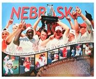 2001 Husker Baseball Schedule Poster