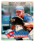 2003 Baseball Regionals Game Program