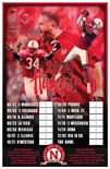 2023 Nebraska Football Schedule Poster