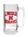 25 Ounce Lincoln Nebraska Glass Sport Mug