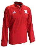 Adidas 2021 Official Huskers Football Sideline QTR Zip