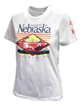 Adidas Gals U. of Nebraska Vibes Tee