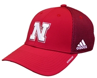 Adidas Huskers 2021 Coaches Mesh Structured Hat