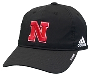Adidas Huskers 2021 Coaches Slouch Adj Hat - Black