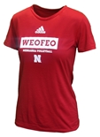 Adidas Womens Nebraska With Each Other For Each Other Volleyball Tee