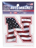 American Flag Nebrask N Magnet