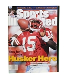 Autographed 1996 Fiesta Bowl Preview SI Featuring Husker Vollebyall