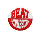 Beat Minnesota 2 Inch Button Neil Enterprises