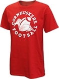 Cornhuskers Football Cornstalk Tee - Red