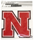Husker N 8 Inch Embroidered Patch