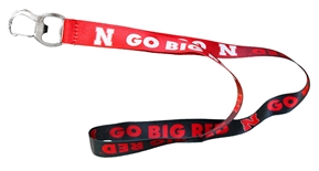 Go Big Red Ombre Lanyard