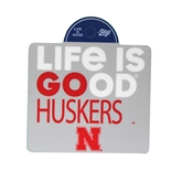 Go Huskers Life Is Good Sticker