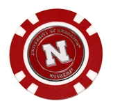 Nebraska Logo Golf Ball Marker