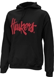 Husker Script Hooded Sweatshirt - Black
