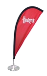 Huskers Desktop Feather Flag