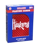 Huskers Diamond Plate Playing Cards