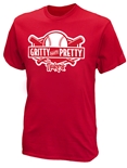 Huskers Gritty Beats Pretty At Bat Tee