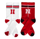 Huskers Home And Away Crew Sock Pack