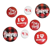 Huskers Multi-Pack Button Set 