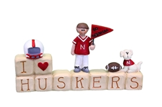I Heart Huskers Blocks and Figures