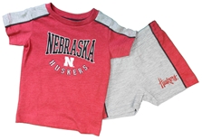 Infant Boys Nebraska Huskers Tee N Short Set