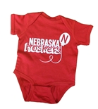 Infant Nebraska Husker Balloon Onesie