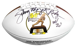 Johnny Rodgers Autographed 50th Anniversary Heisman Football