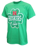 Lucky Huskers Iron N Clover Tee