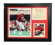Mike Rozier Heisman Autographed Framed and Matted Print