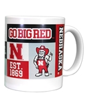 NEW HERBIE!  Nebraska Herbie Husker Spirit Mug