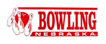 Nebraska Bowling Decal