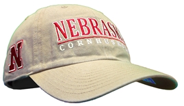 Nebraska Cornhuskers Khaki Cap