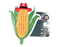 Nebraska Cowboy Corn Stalk Rugged Sticker