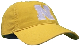 Nebraska EZA Adjustable Signal Hat - Yellow