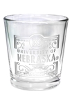 Nebraska Engraved Festival Glass