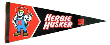 Nebraska Herbie Husker Pennant