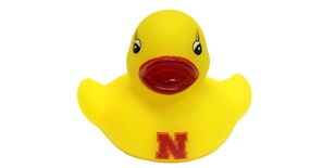 Nebraska Husker Rubber Ducky