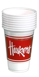 Nebraska Huskers 16 Ounce Party Cups 8-Pack