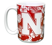 Nebraska Huskers Aloha Grande Mug