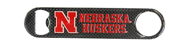 Nebraska Huskers Carbon Fiber Magnetic Bottle Opener