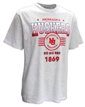 Nebraska Huskers Go Big Red Vintage Wash Jersey Tee
