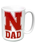 Nebraska Huskers Grande Dad Mug