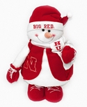 Nebraska Huskers Snuggly Snowman