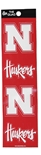 Nebraska N Huskers Decals Set