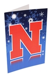 Nebraska Snowflake Christmas Card