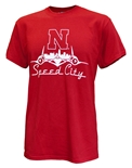 Nebraska Speed City Tee - Red