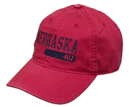 Nebraska Twill 402 Legacy Cap - Red